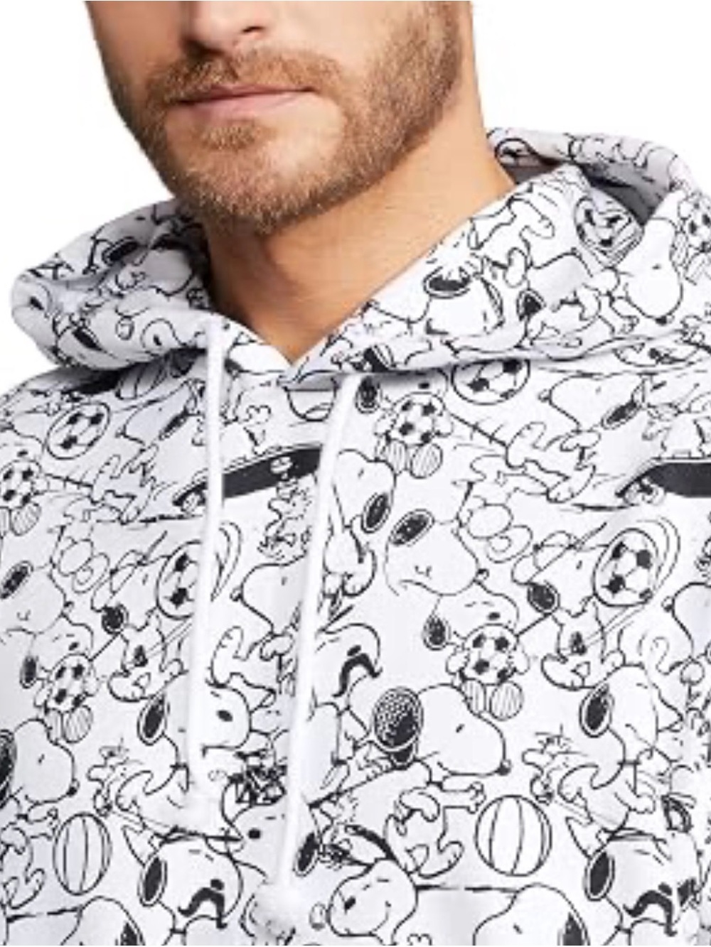 Levi’s X Peanuts Snoopy playful sports Graphic Hoodie Sweatshirt